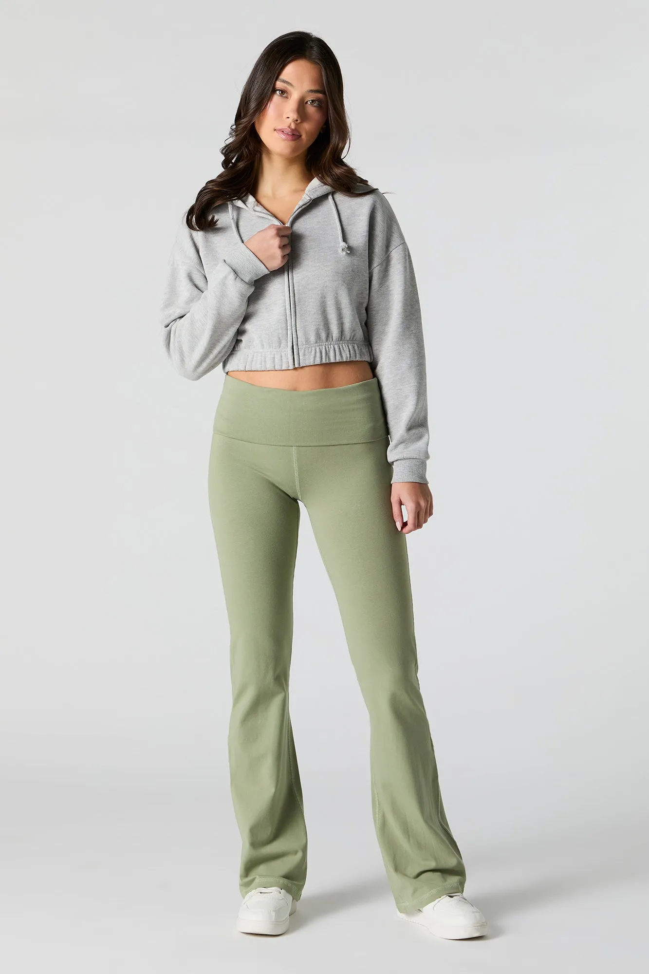 Active Foldover Waist Flare Pant