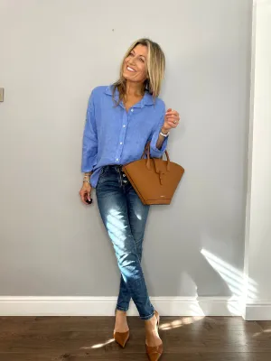 Ava Blouse French Blue