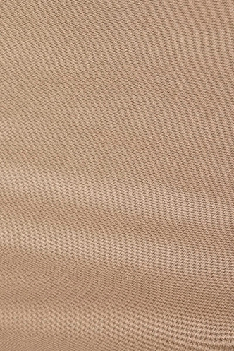Beige Bodycon Dress Strapless Boob Tube Mini