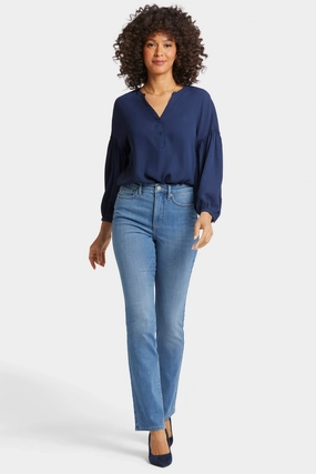 Billie Mini Bootcut Jeans In Petite - Water Canyon