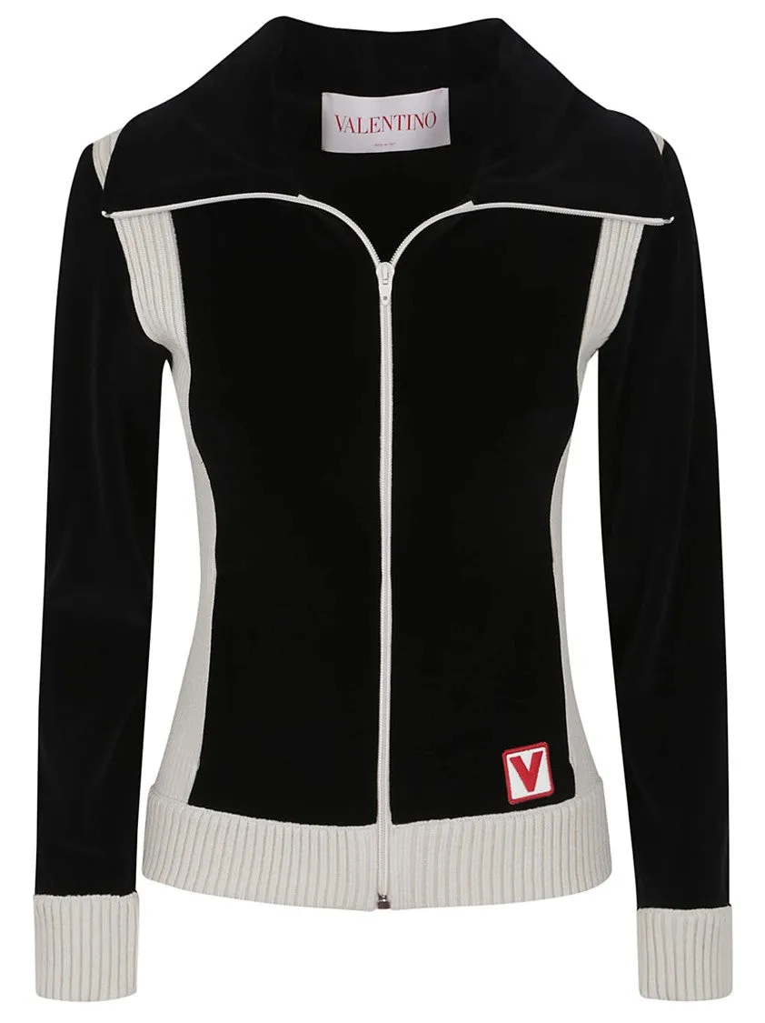 Black Chenille Sweatshirt