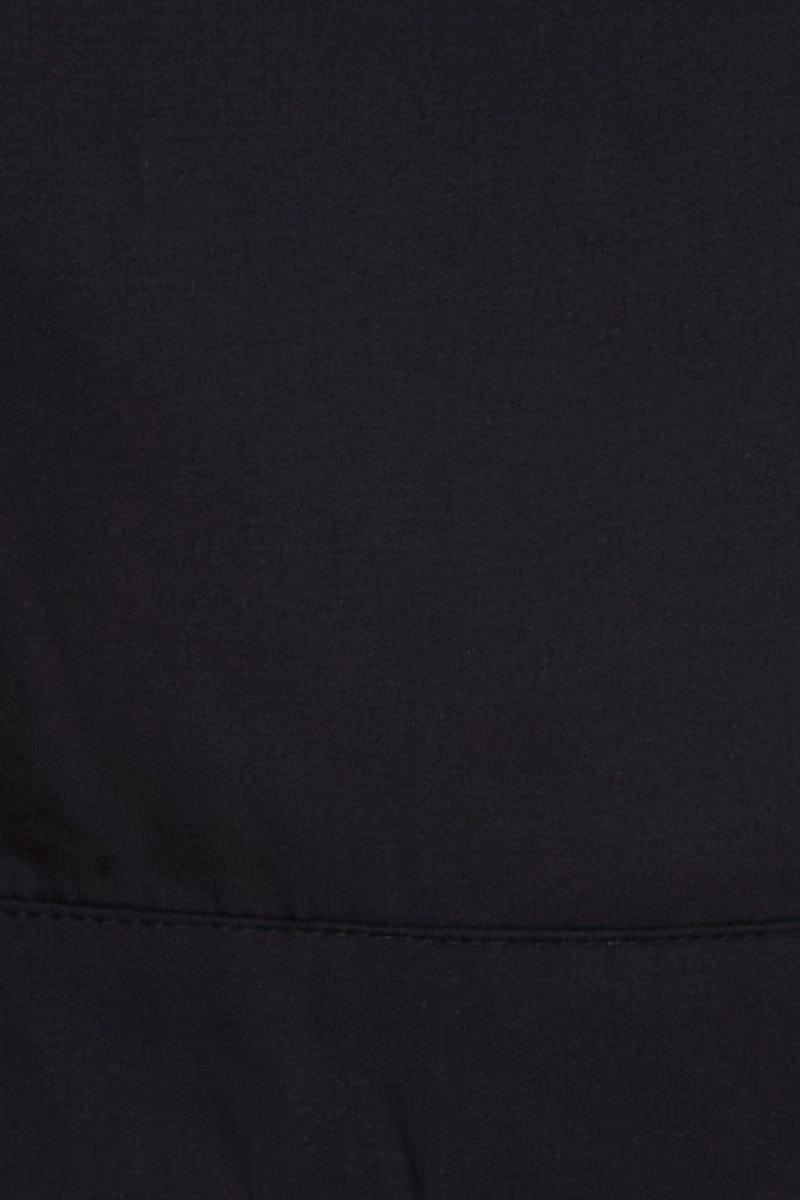 Black Crop Top Sleeveless