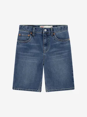 Boys New 511 Slim Fit Denim Shorts in Blue