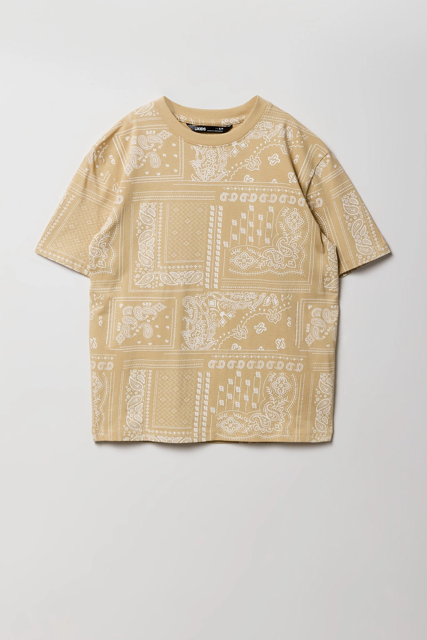 Boys Bandana Print T-Shirt