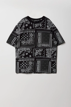 Boys Bandana Print T-Shirt