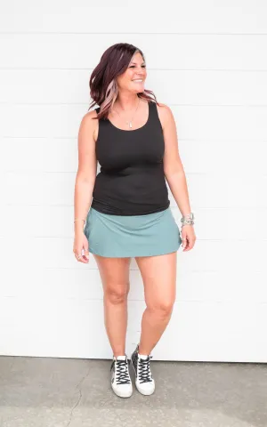 Buttery V-Shape Skort - Rae Mode - Final Sale*