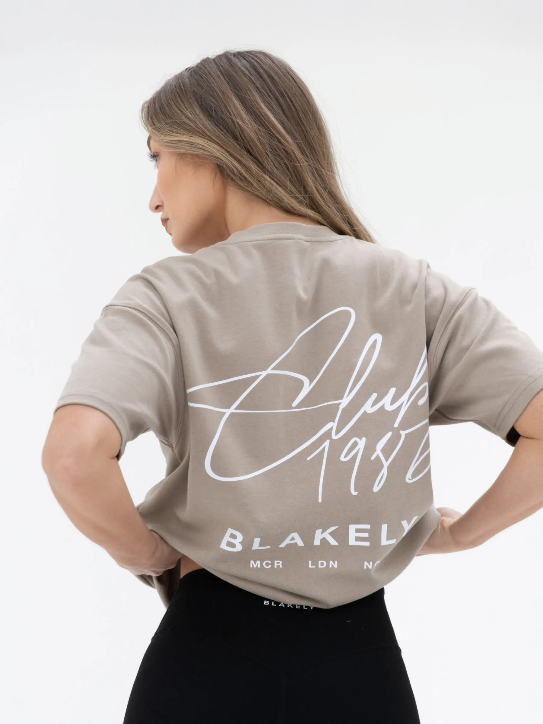 Club Oversized T-Shirt - Washed Khaki