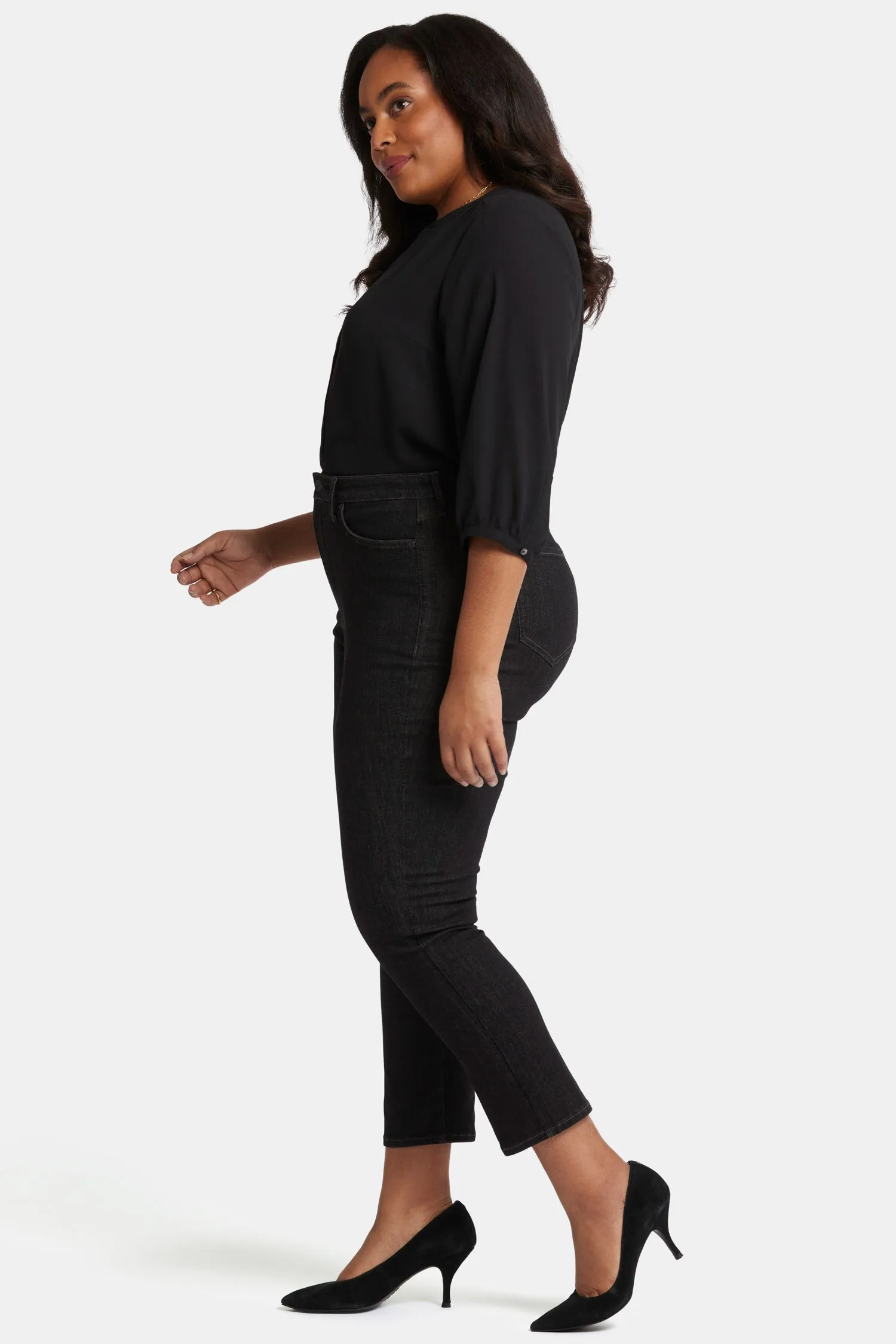 Curve Shaper™ Sheri Slim Ankle Jeans In Plus Size - Gardenranch