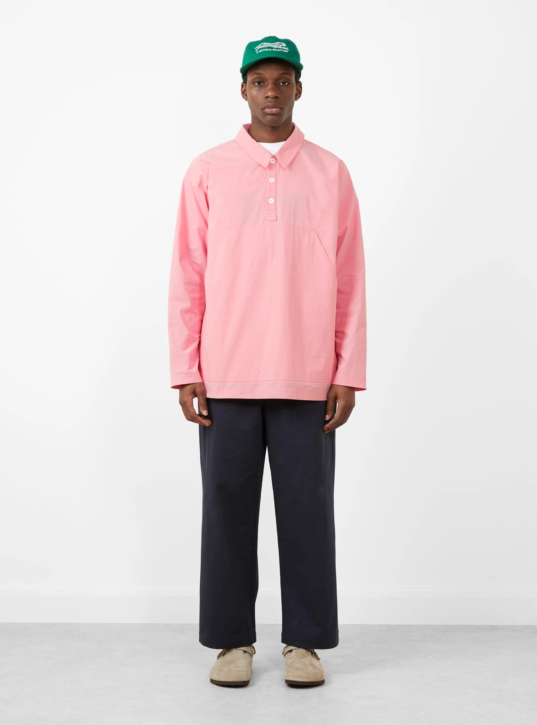 Double Pleated Pant Navy