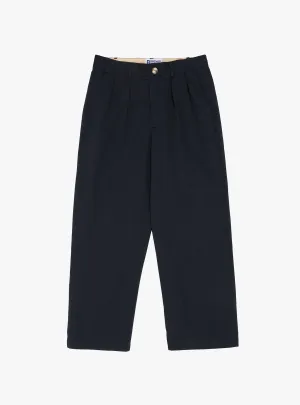 Double Pleated Pant Navy