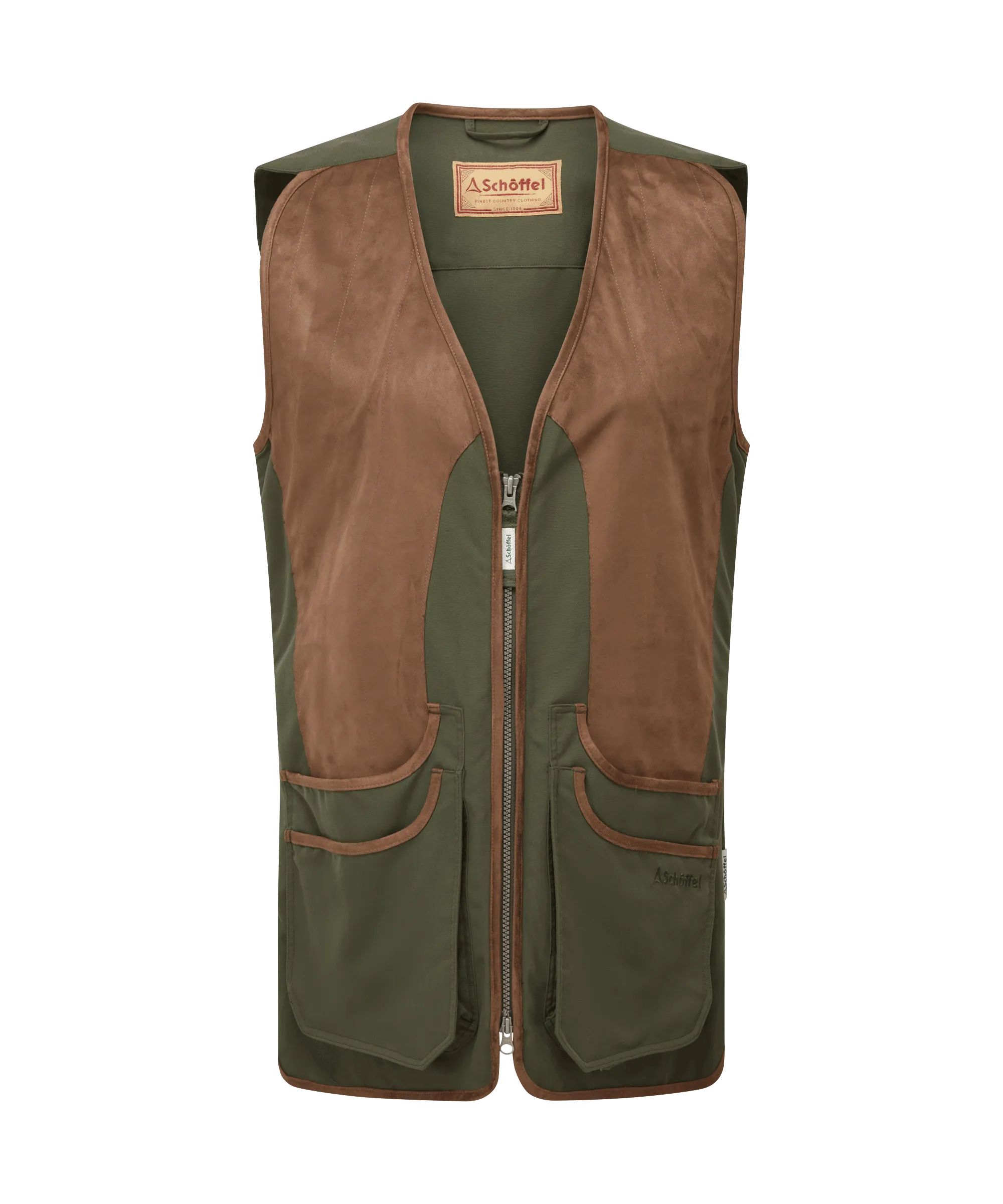 Edenham Clay Shooting Vest - Forest