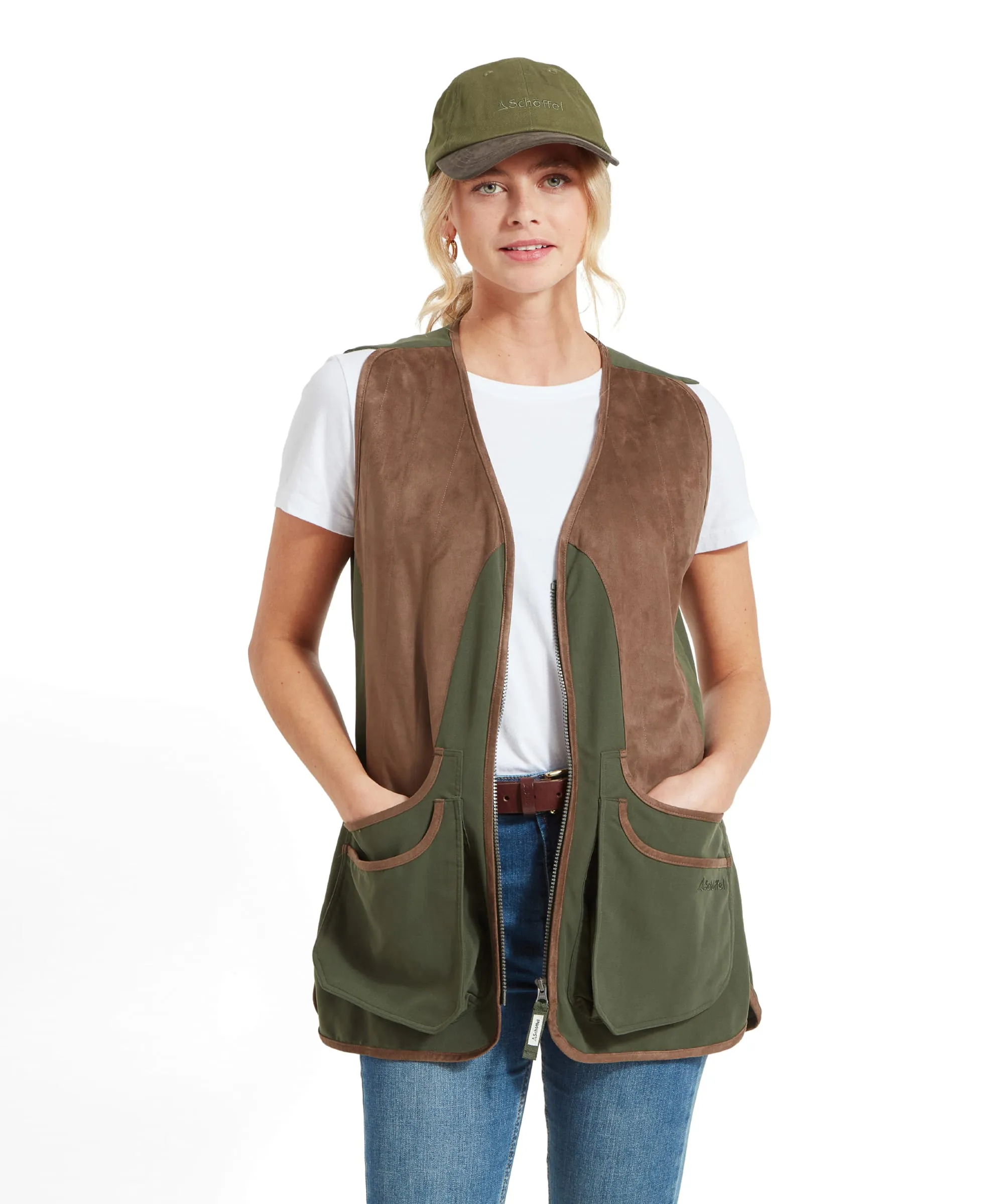Edenham Clay Shooting Vest - Forest