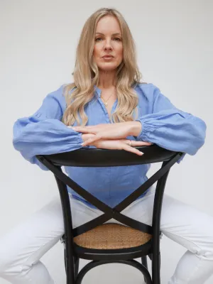 Ella Blouse French Blue