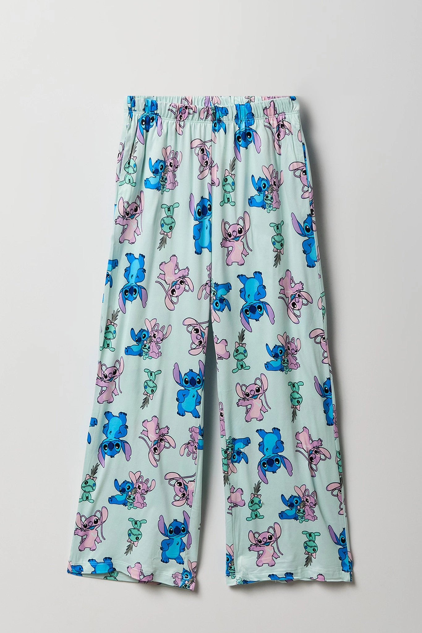 Ensemble avec t-shirt à imprimé Stitch & Angel et pantalon pour fille