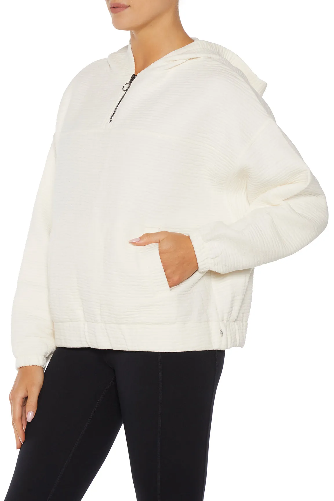 Evy Quilted Hoodie
