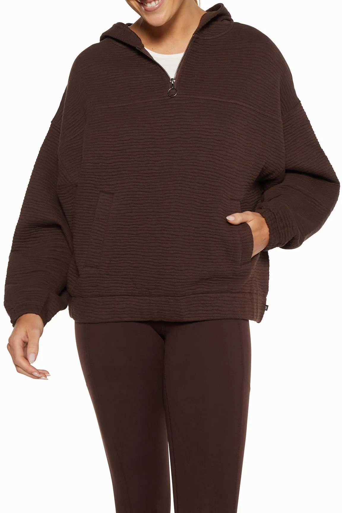 Evy Quilted Hoodie