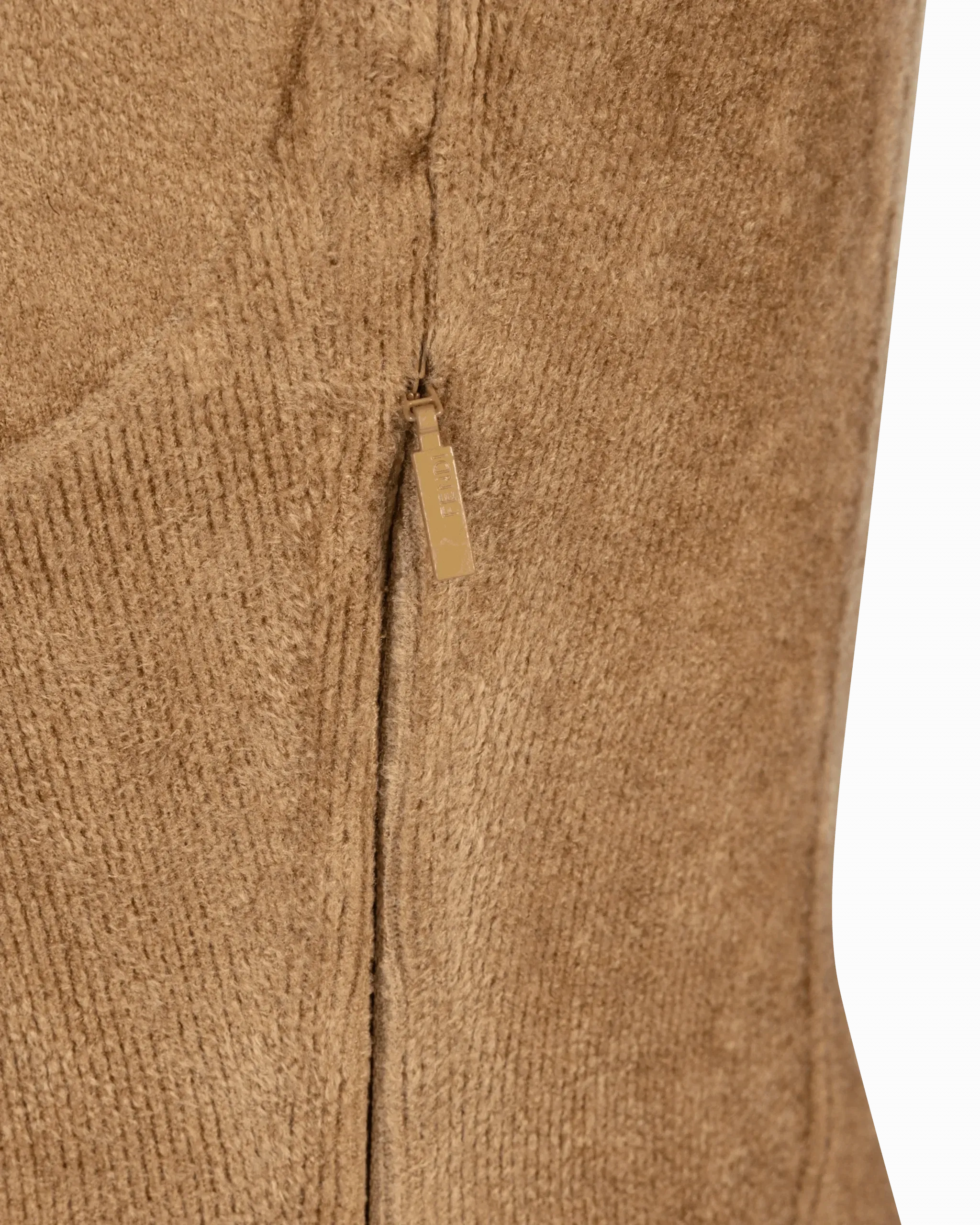 Fendi x Skims Velvet Knit Mini Dress