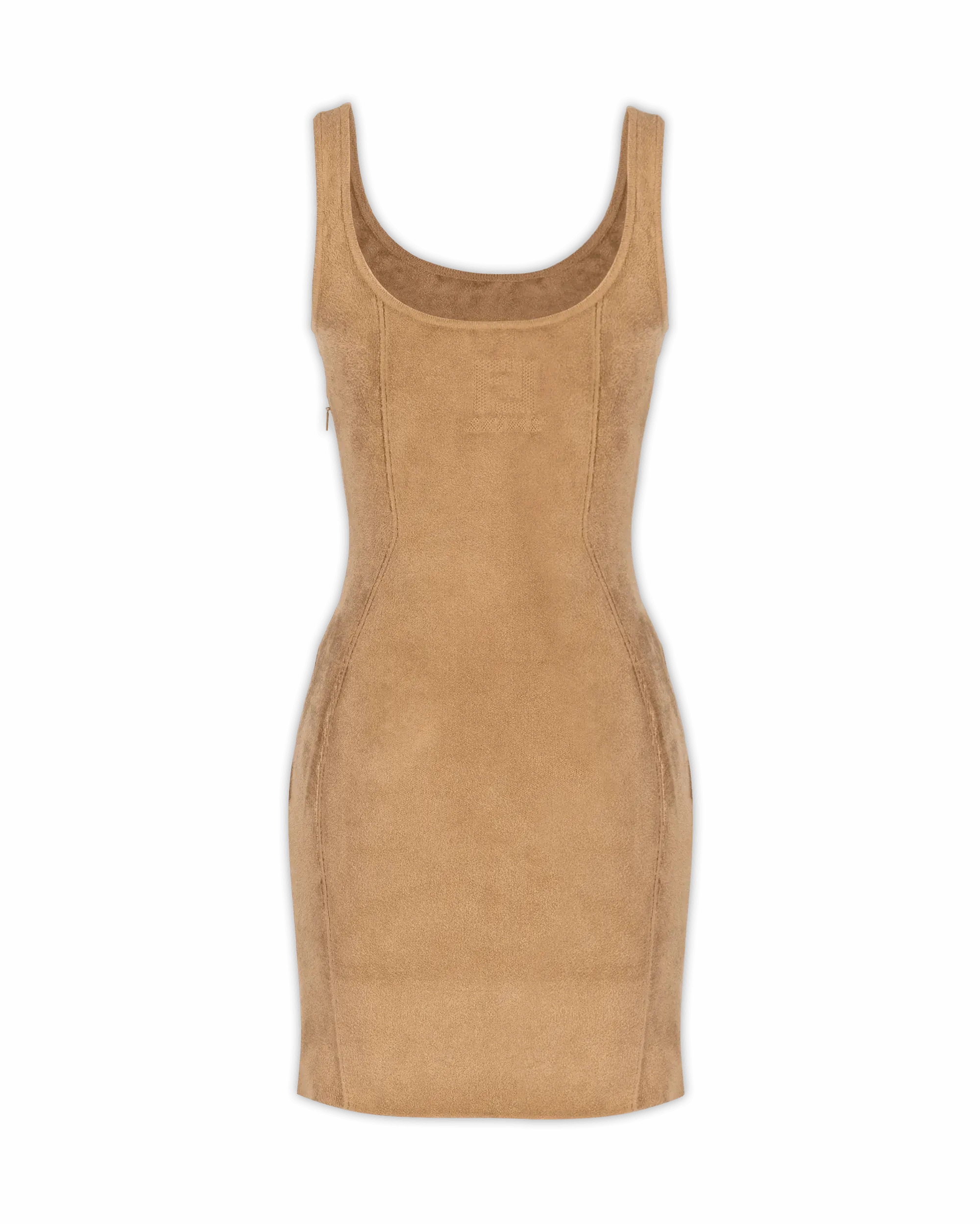 Fendi x Skims Velvet Knit Mini Dress