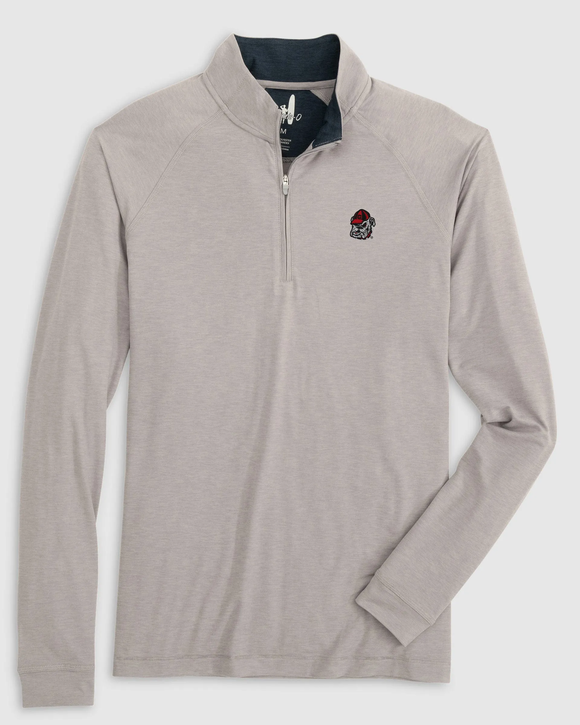 Georgia Freeborne Performance 1/4 ZIp - Bulldog Head Logo