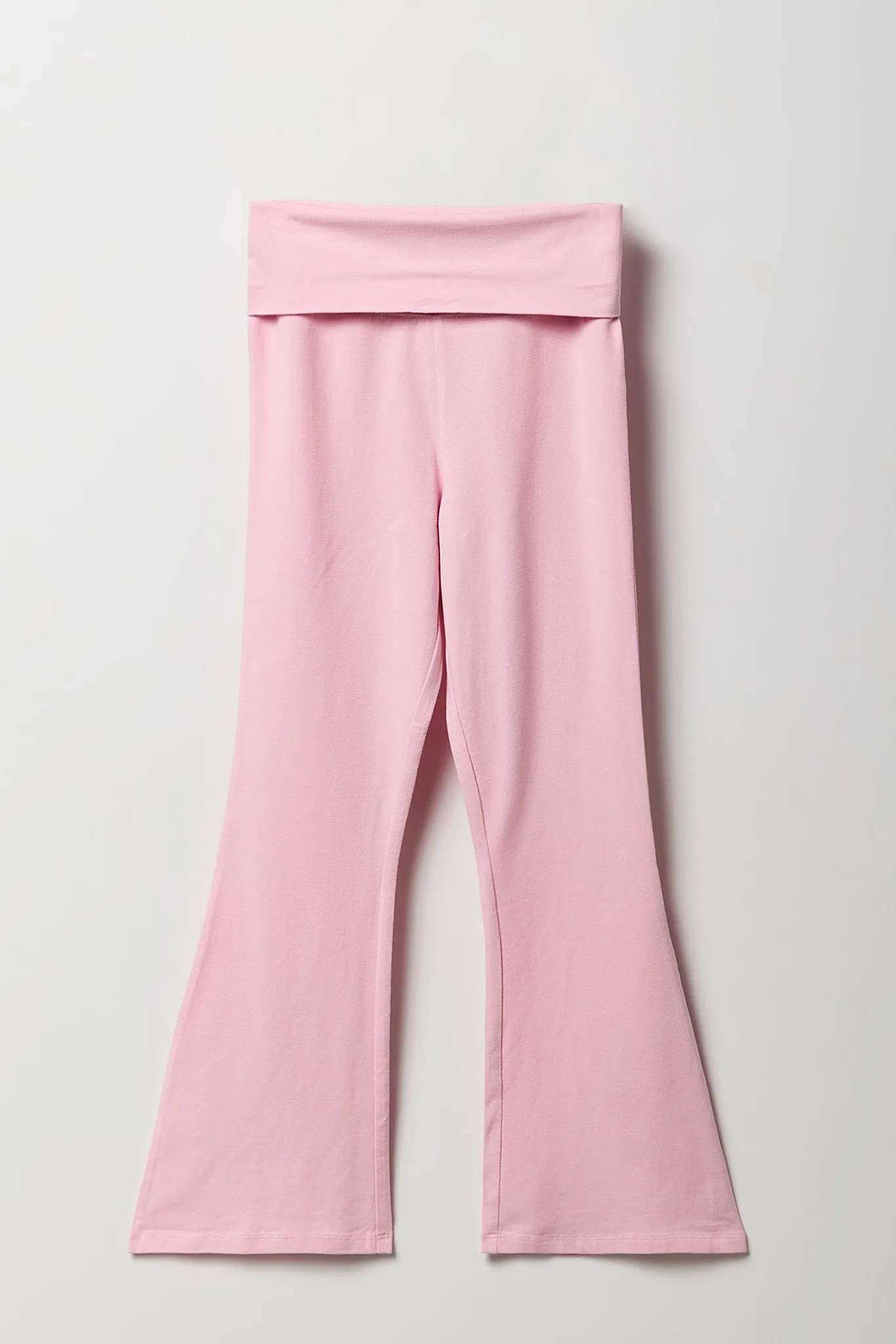 Girls Foldover Waist Flare Legging