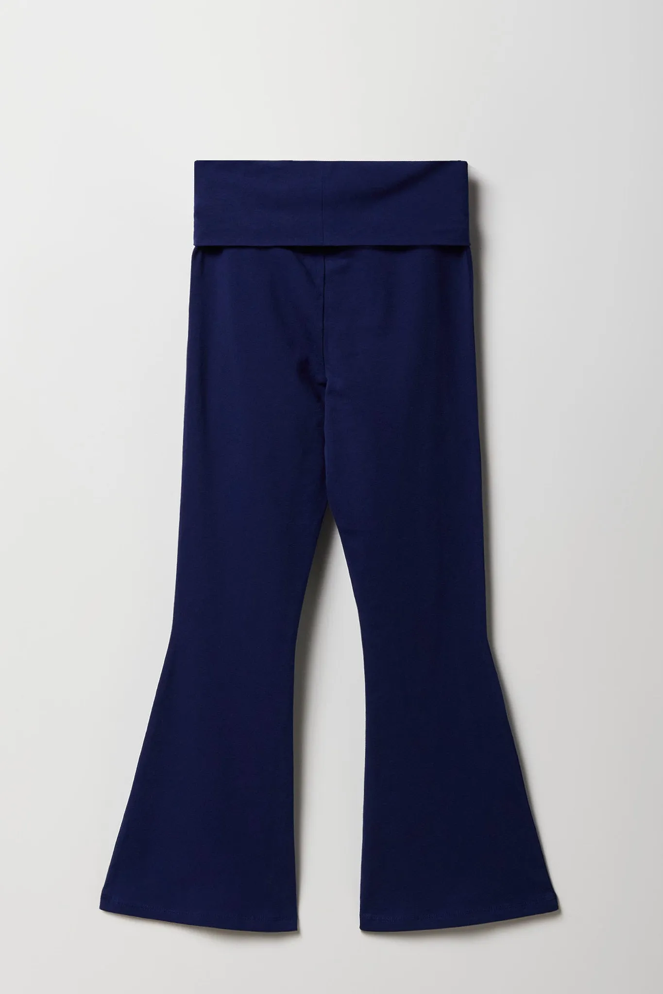 Girls Foldover Waist Flare Legging