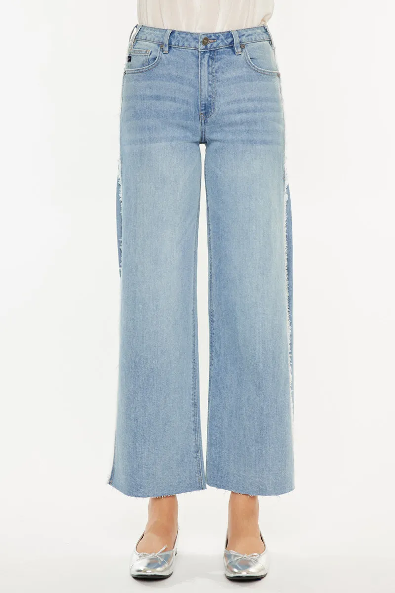 Haiden High Rise Ankle Wide Leg Jeans