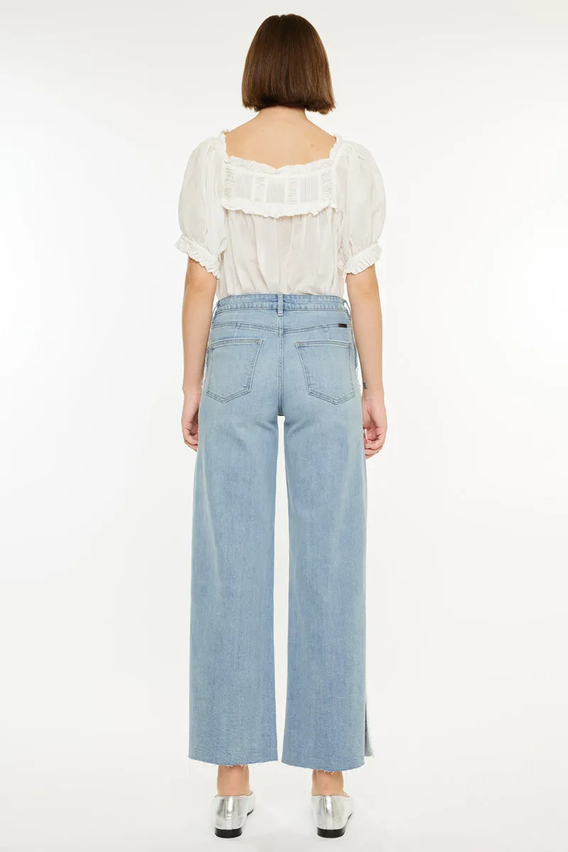 Haiden High Rise Ankle Wide Leg Jeans