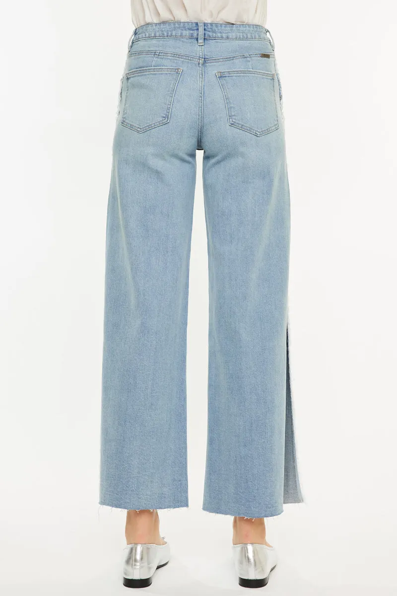 Haiden High Rise Ankle Wide Leg Jeans