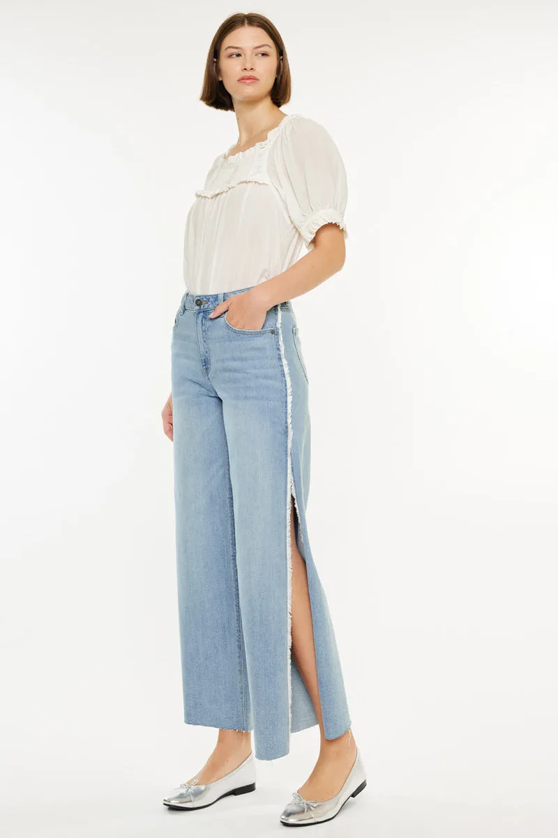 Haiden High Rise Ankle Wide Leg Jeans