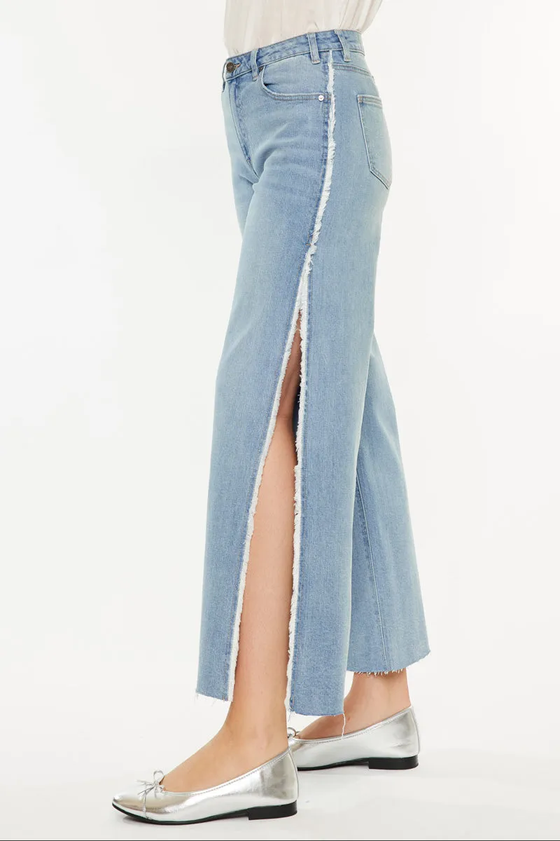 Haiden High Rise Ankle Wide Leg Jeans