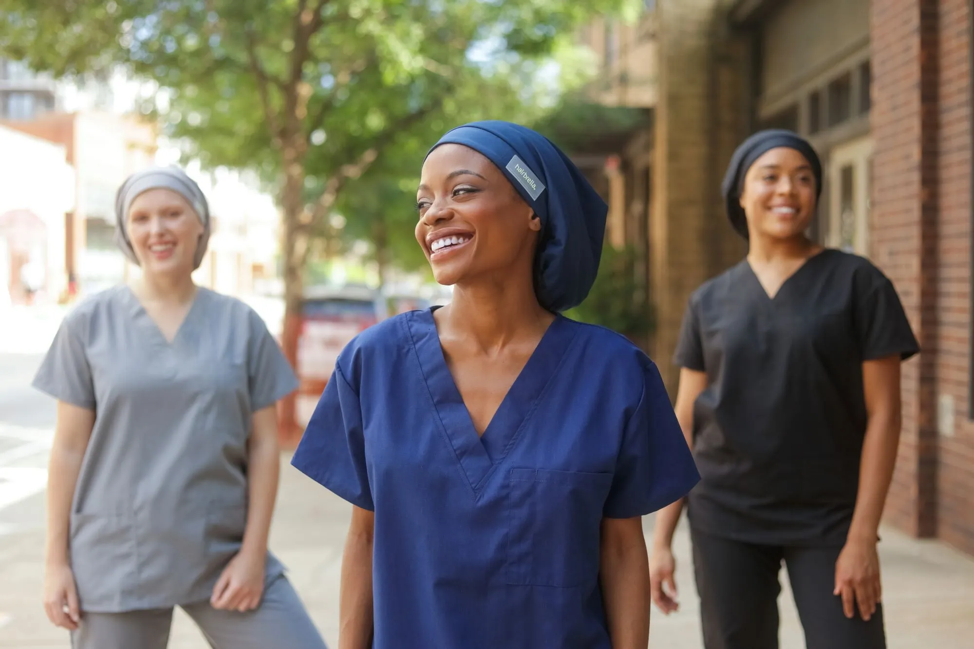 Hairbrella Scrub Cap, Satin-Lined - Bundle (2)