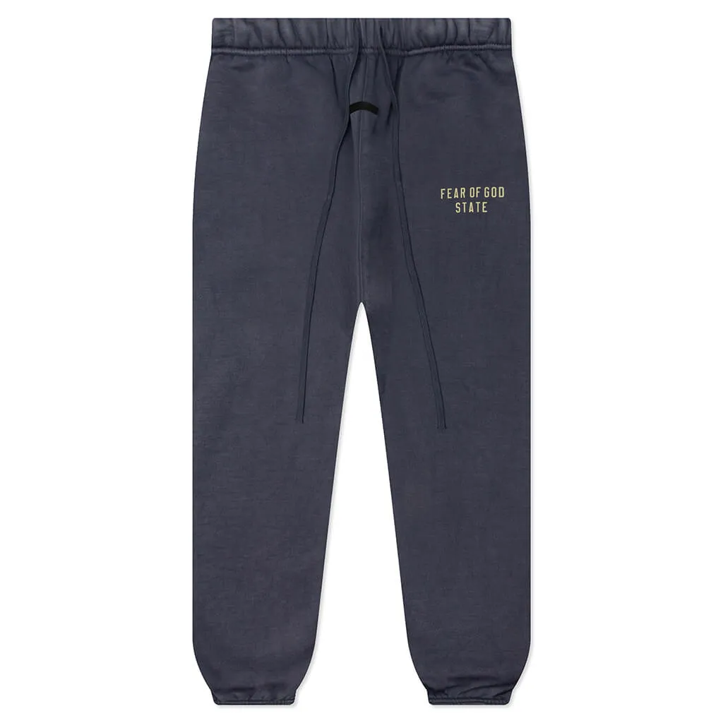 Heavy Fleece Essential Sweatpant - Marine