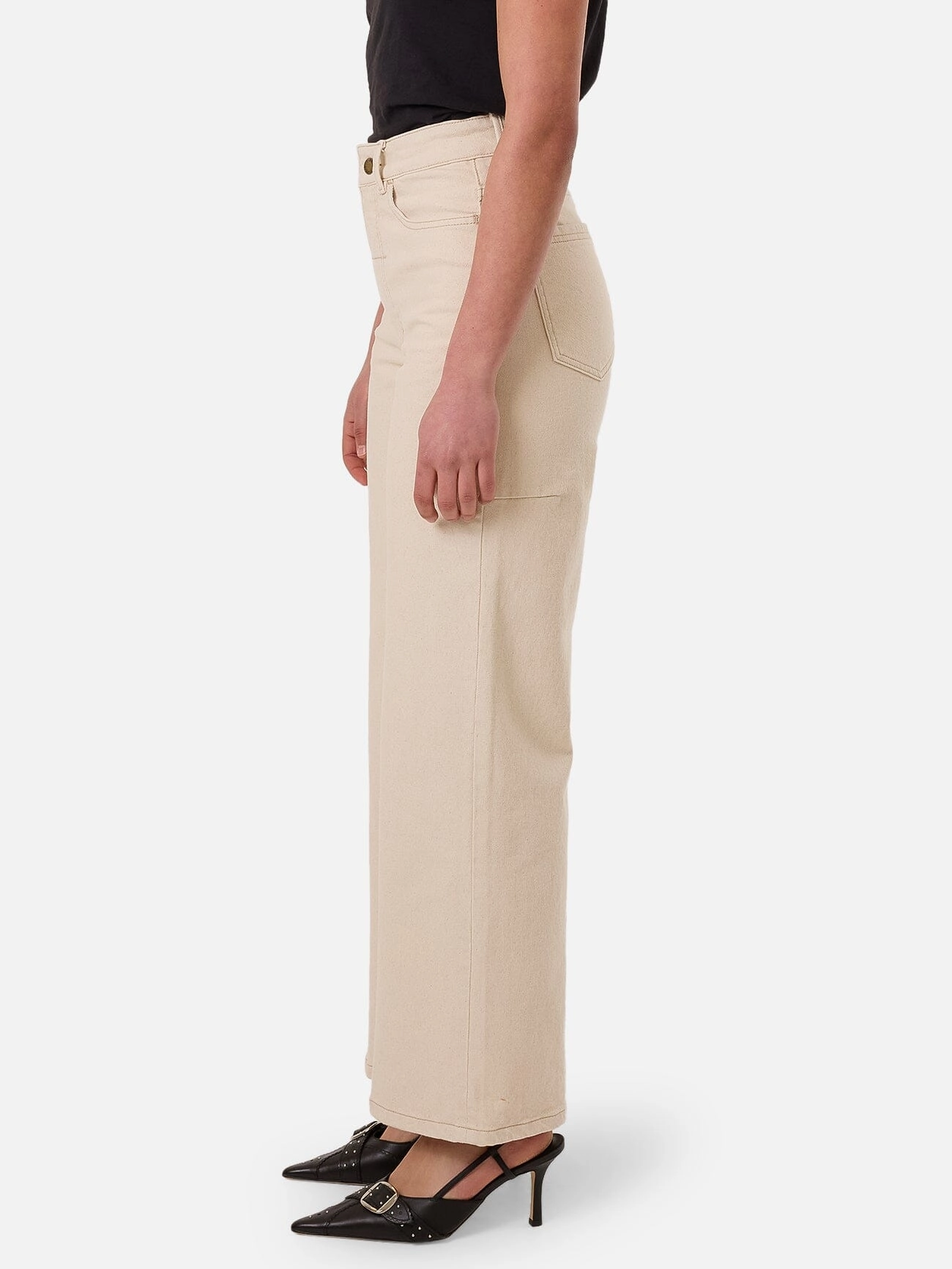 Holly Stretch Jean - Ecru
