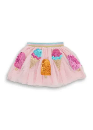 Ice Cream Sequin Tutu Skirt