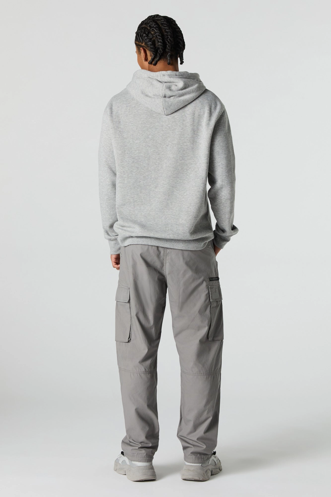 Jogger cargo en popeline