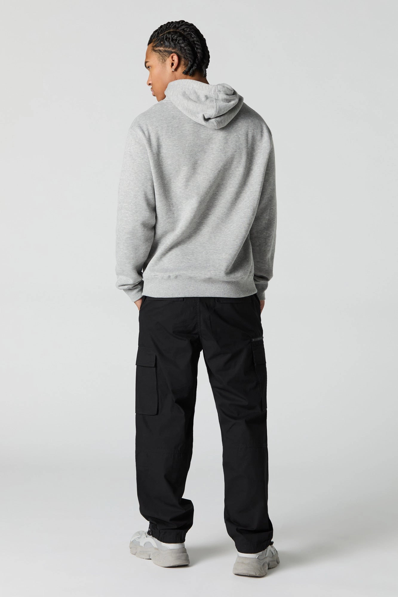 Jogger cargo en popeline