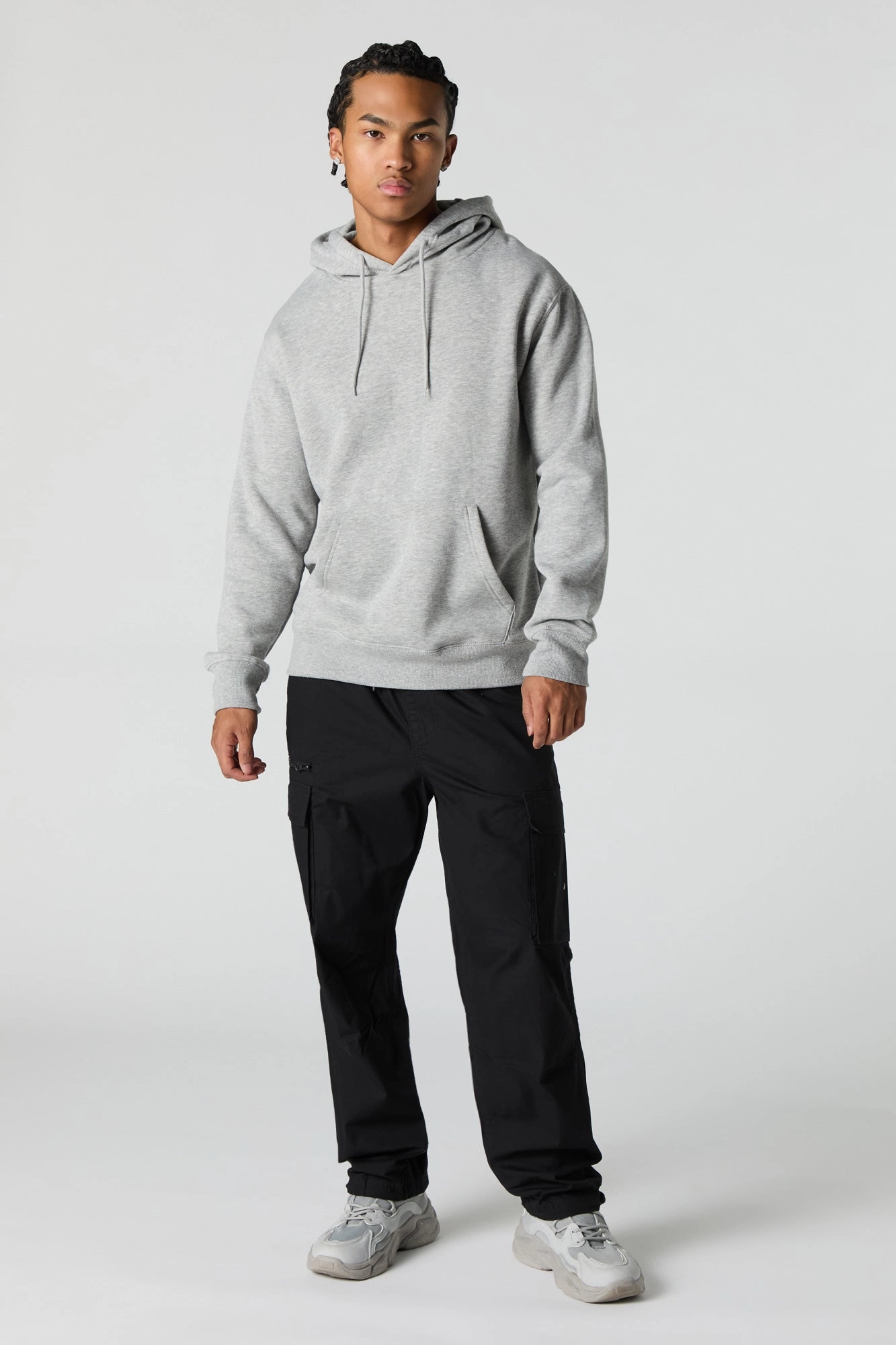 Jogger cargo en popeline