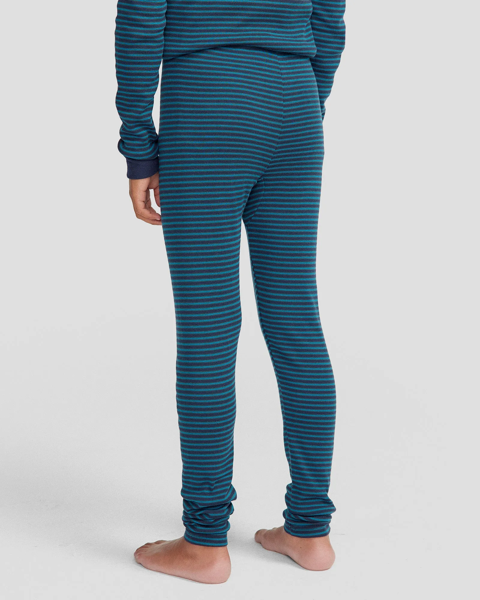 Kids' KMDCore Long John Pants - Dark Eddy/Navy Stripe