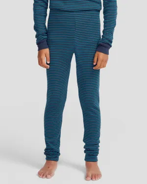 Kids' KMDCore Long John Pants - Dark Eddy/Navy Stripe