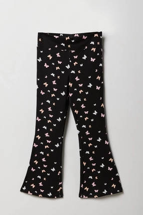 Legging à jambe évasée imprimé pour fille