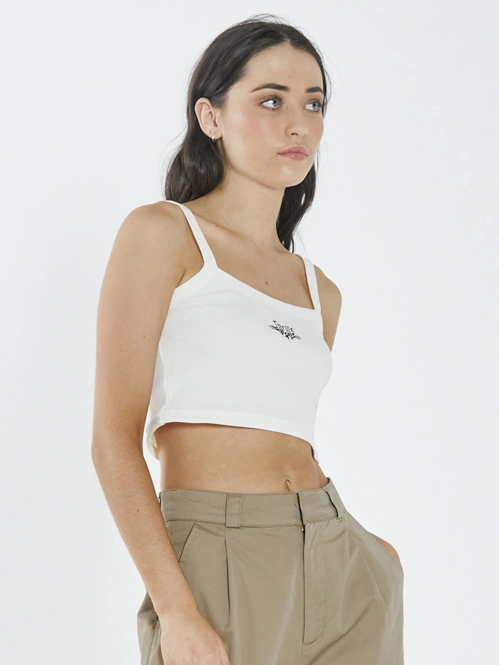 Lords Rib Crop Singlet - Tofu