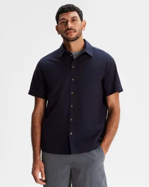 Men's Flaxton LT Short Sleeve Shirt - Pure Navy