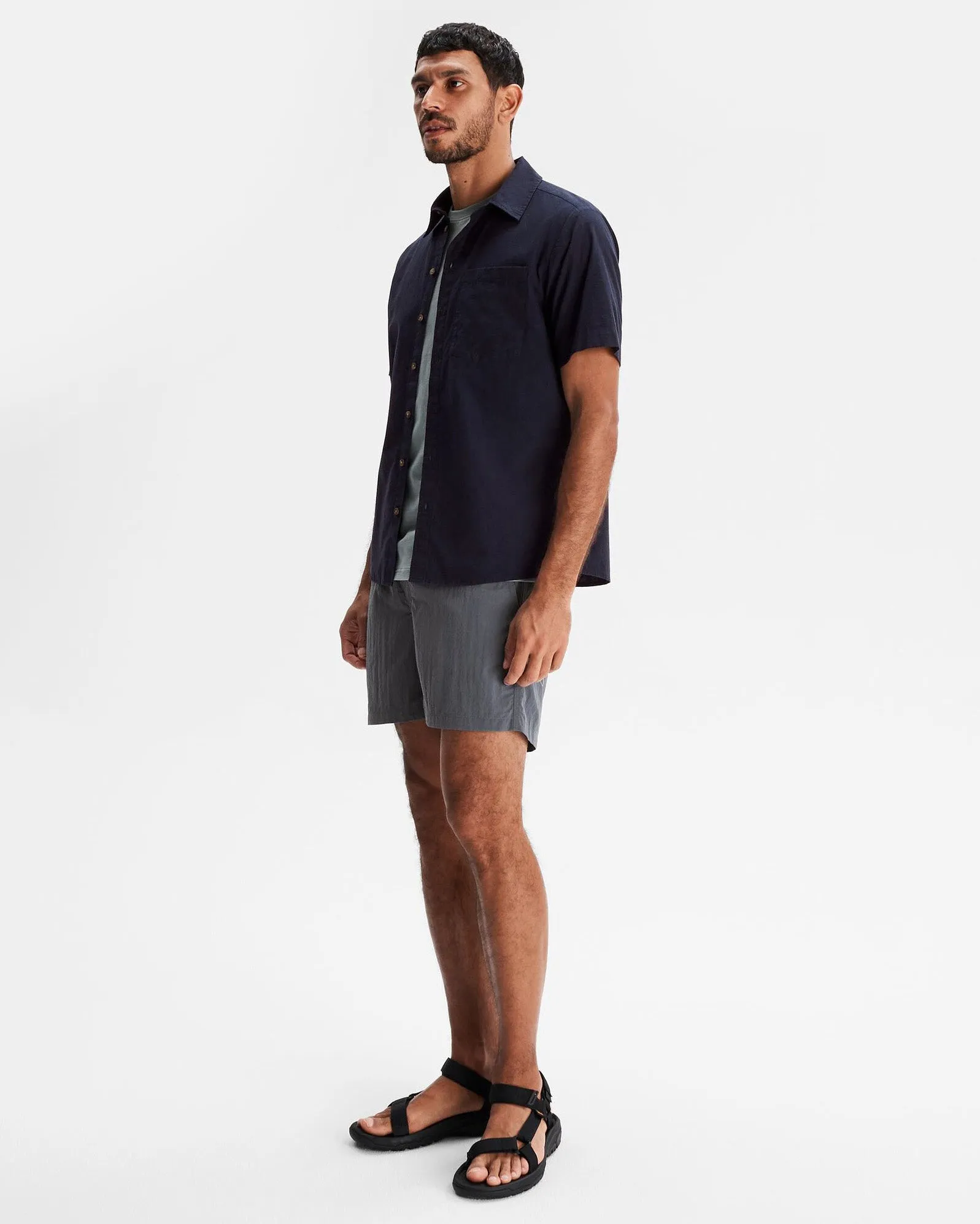 Men's Flaxton LT Short Sleeve Shirt - Pure Navy