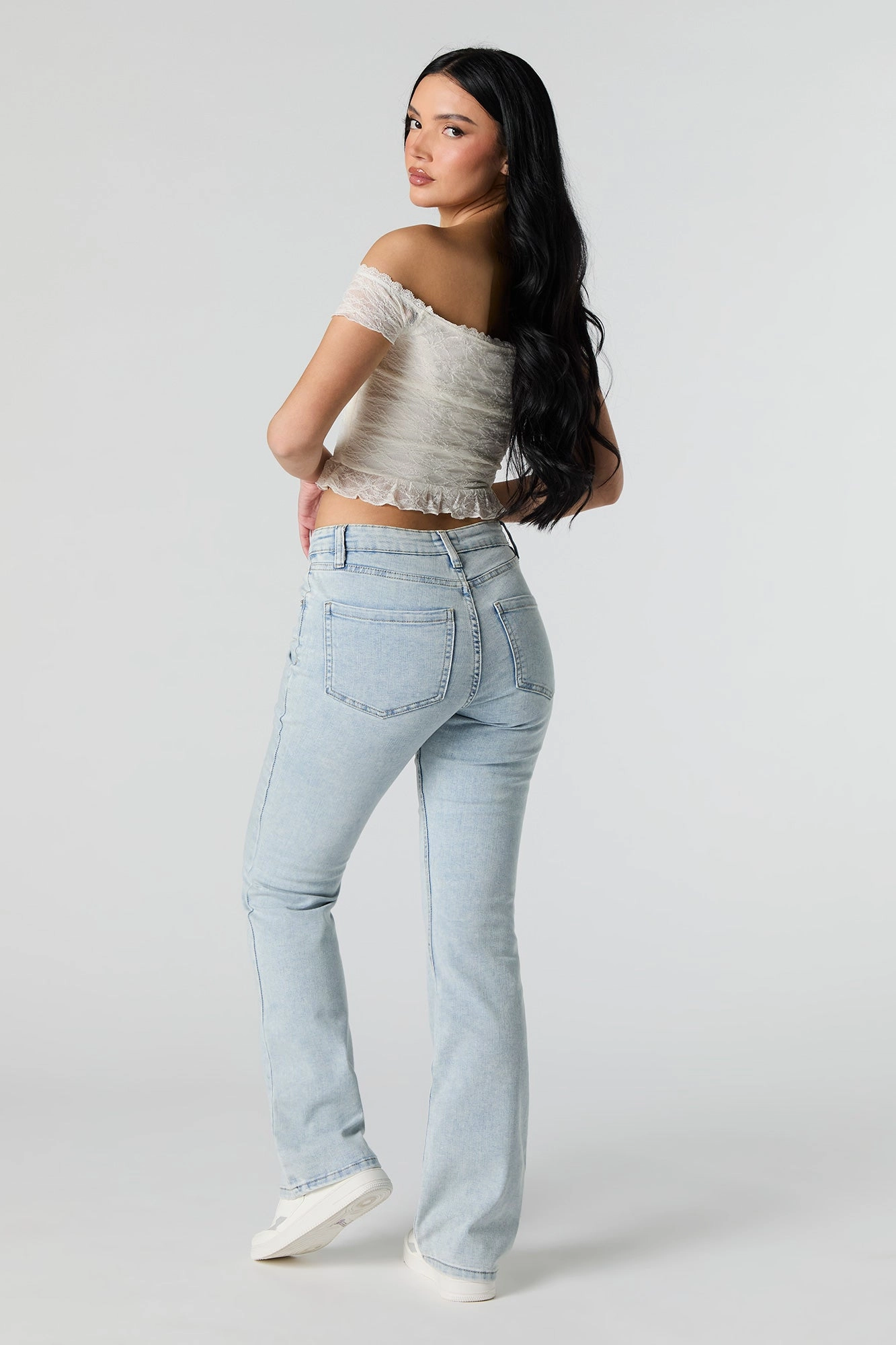Mid Rise Stretch Jean