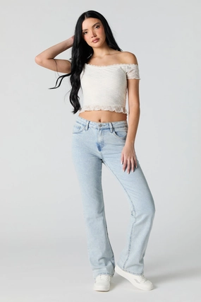 Mid Rise Stretch Jean