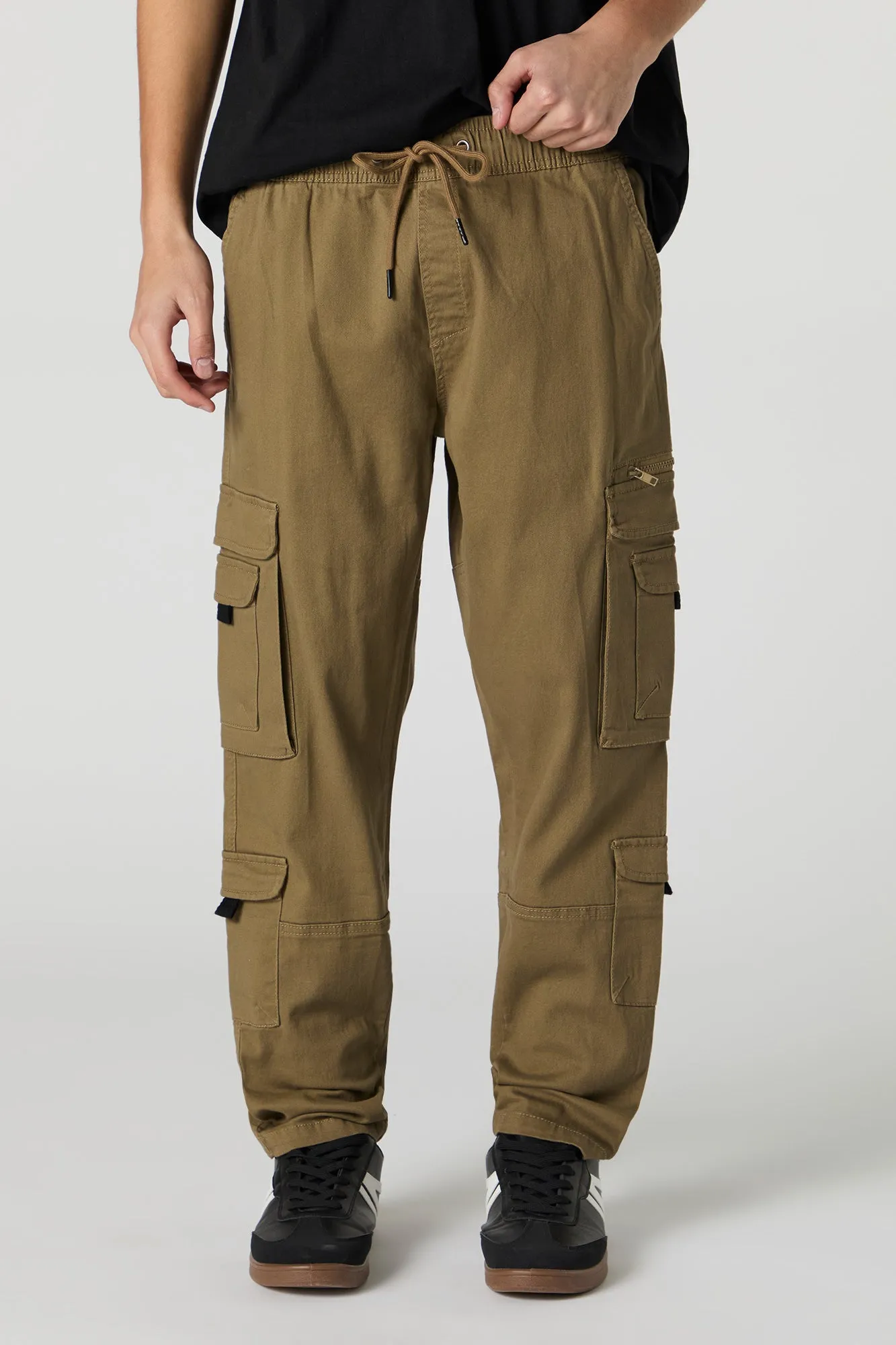 Multi Pocket Drawstring Cargo Pant