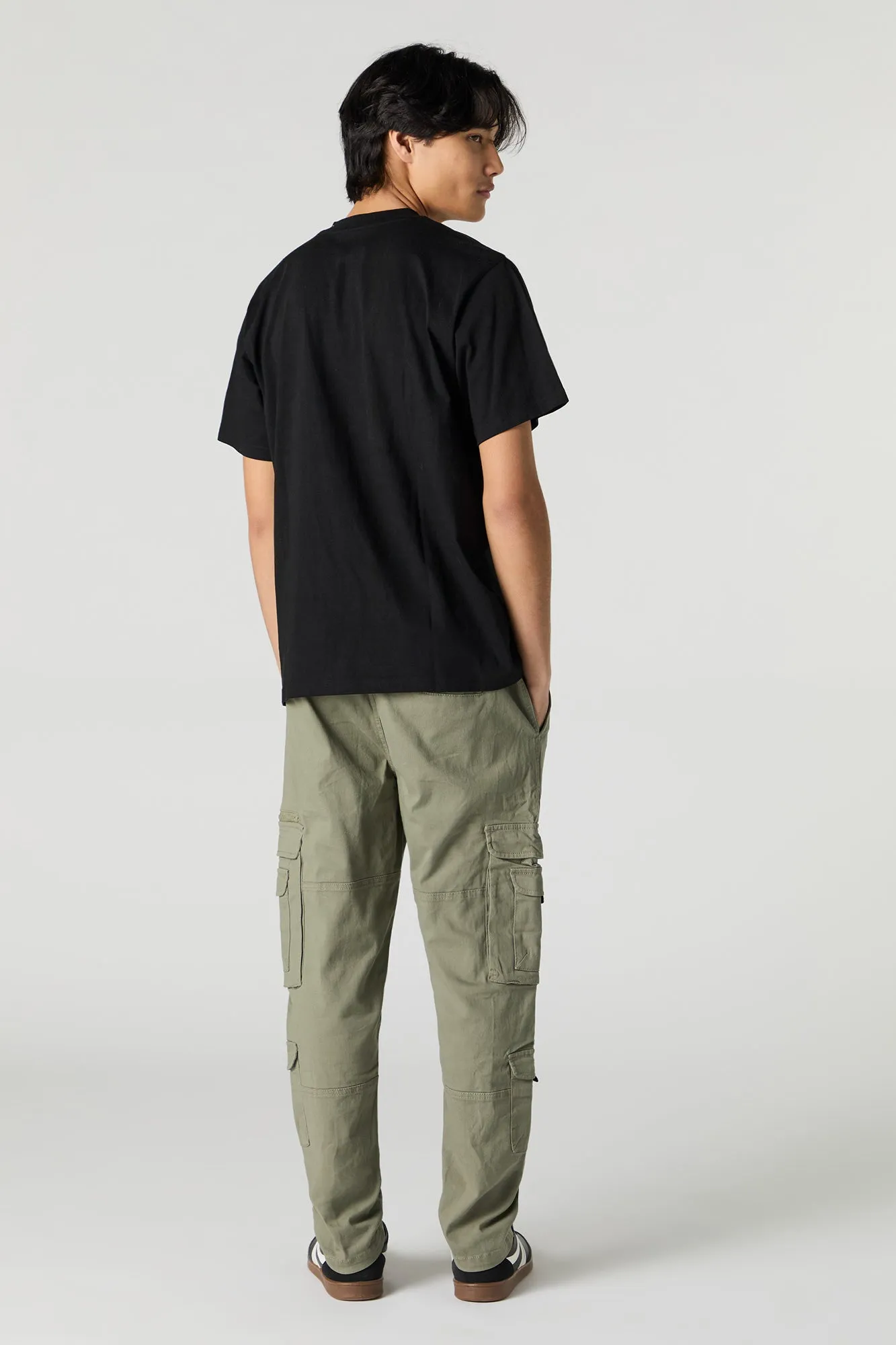 Multi Pocket Drawstring Cargo Pant