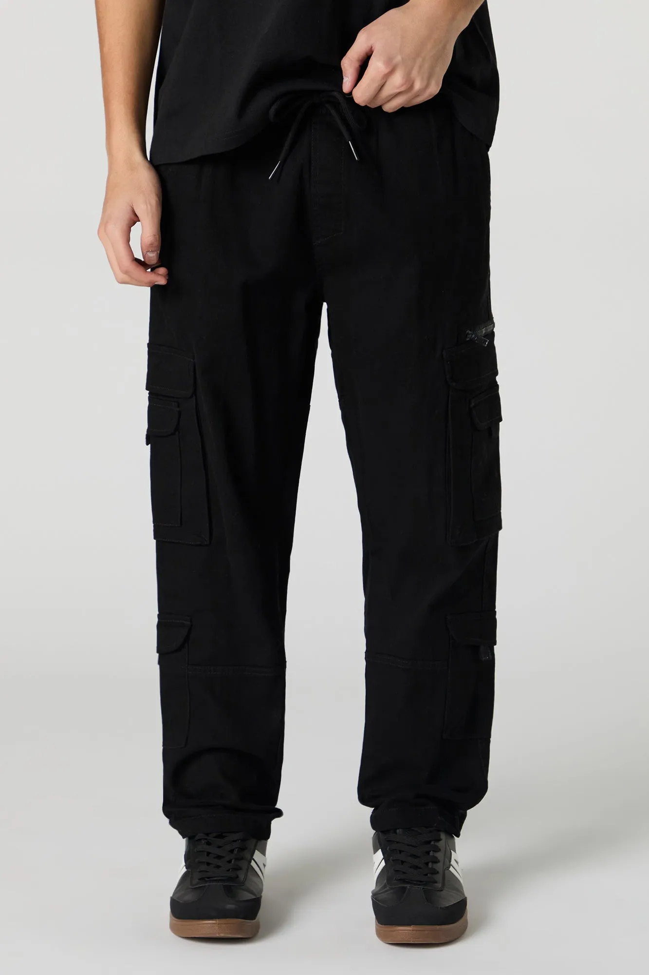 Multi Pocket Drawstring Cargo Pant