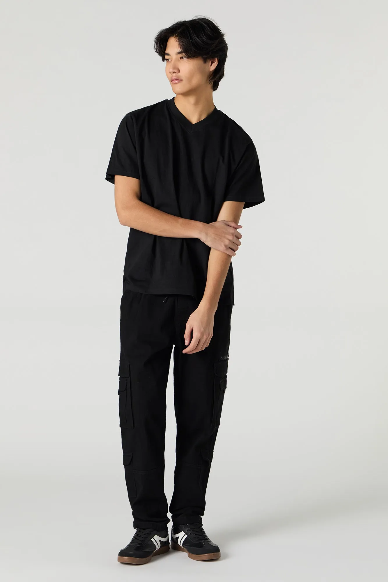 Multi Pocket Drawstring Cargo Pant