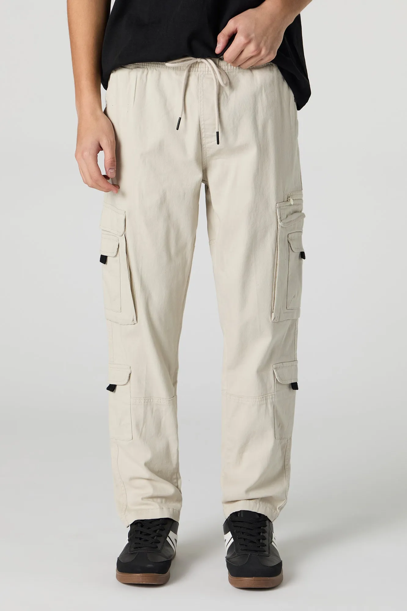 Multi Pocket Drawstring Cargo Pant